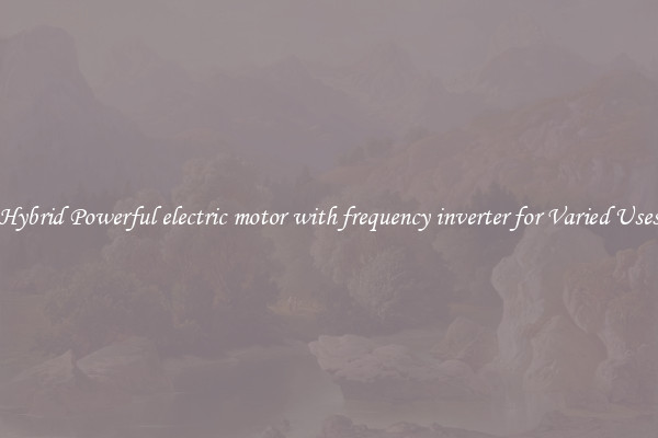 Hybrid Powerful electric motor with frequency inverter for Varied Uses