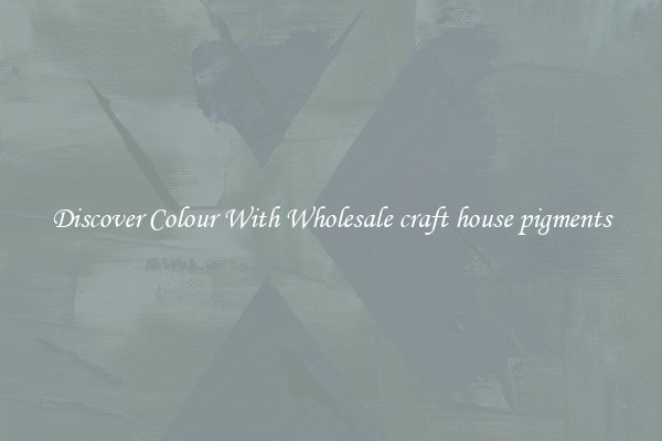 Discover Colour With Wholesale craft house pigments