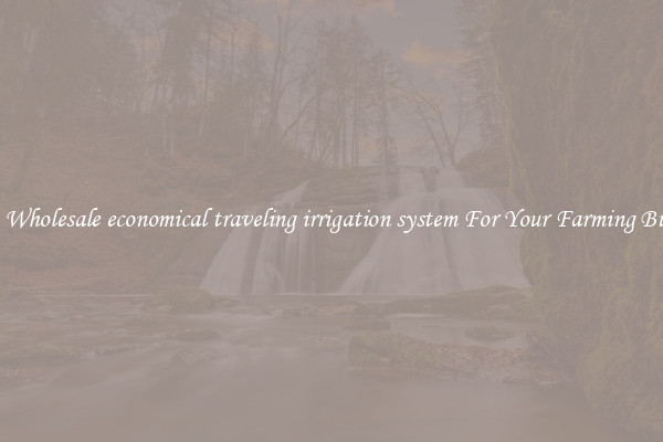 Get A Wholesale economical traveling irrigation system For Your Farming Business