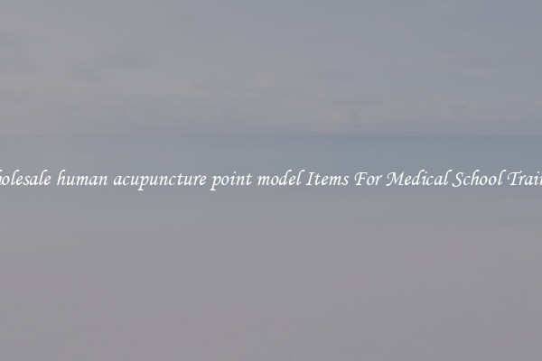 Wholesale human acupuncture point model Items For Medical School Training