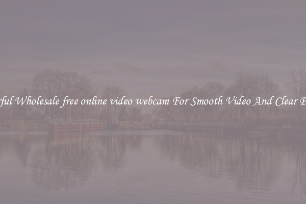 Powerful Wholesale free online video webcam For Smooth Video And Clear Pictures