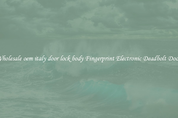 Wholesale oem italy door lock body Fingerprint Electronic Deadbolt Door 