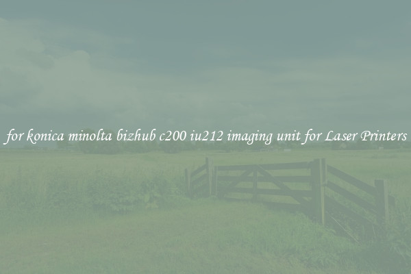 for konica minolta bizhub c200 iu212 imaging unit for Laser Printers