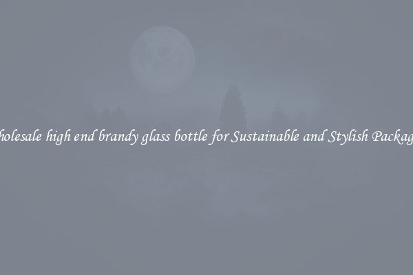 Wholesale high end brandy glass bottle for Sustainable and Stylish Packaging